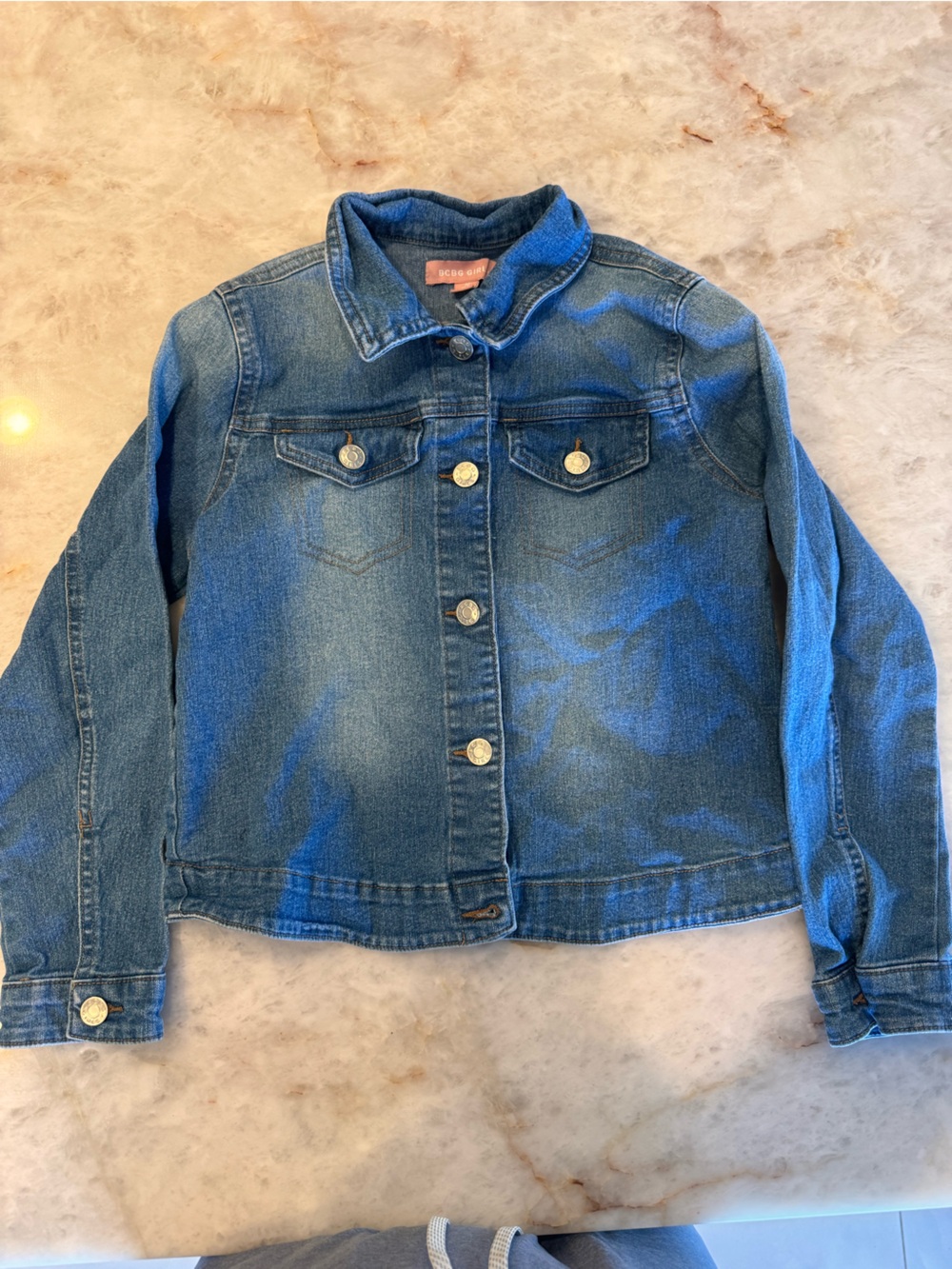 Girls BCBG denim jacket size M